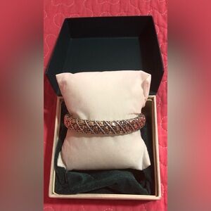 Jai John Hardy 14k/Sterling Silver Bracelet missing one gold cap, see photos